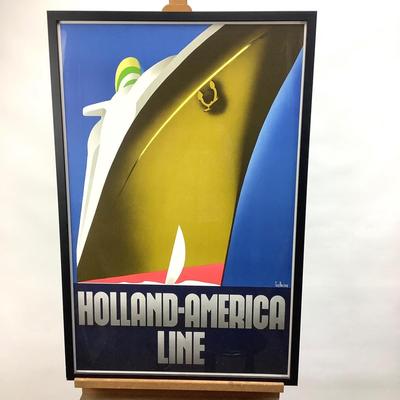 1049 Holland America Lines Ten Broek Framed SoHo Poster
