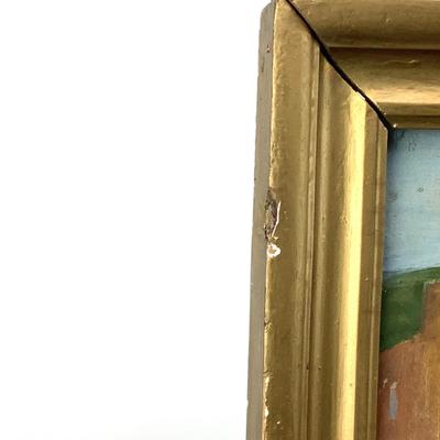 1087 Original Oil on Board Landscape Painting after Emmanuel Meuris