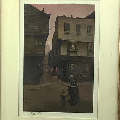 1088 Cecil Aldin Signed Print Canterbury High St.