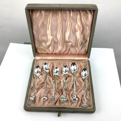 911 Antique Tiffany & Co. Sterling Demitasse Spoon Set