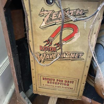 Vintage Zenith Cabinet Radio