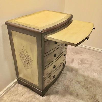 4-Drawer Dresser with Folding Shelf