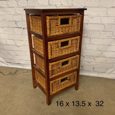 4-Drawer Basket Drawers