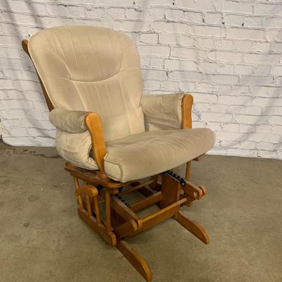 Glider Chair with Ottoman