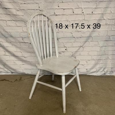 White Wood Chair