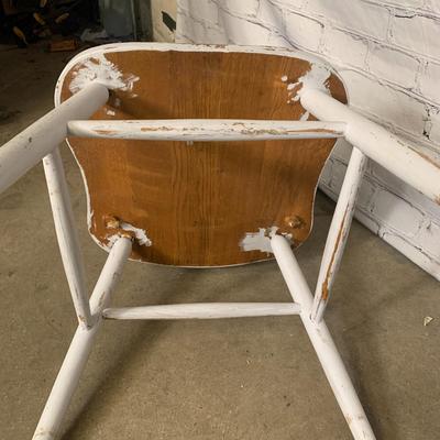 White Wood Chair