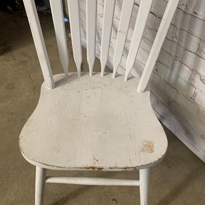 White Wood Chair