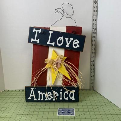 I Love America Wall Decor