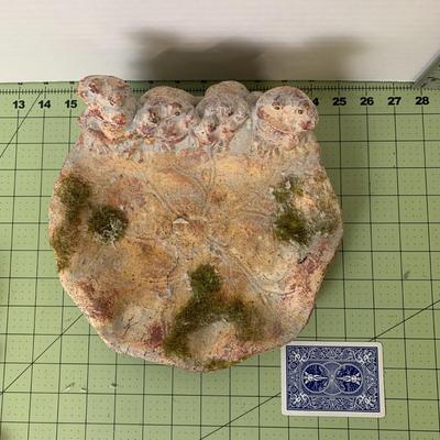 Seashell Assortment with Frog Plate