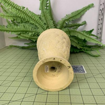 Artificial Fern with Pot