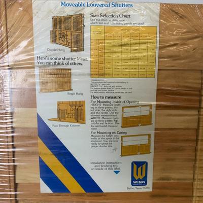 Moveable Louvered Shutters
