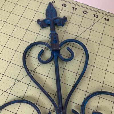Blue Iron Cross Decor