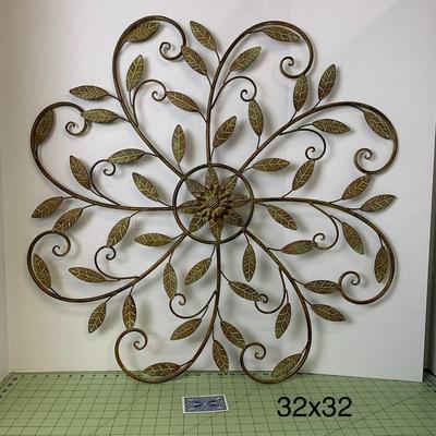 Iron Leaves Wall Decor