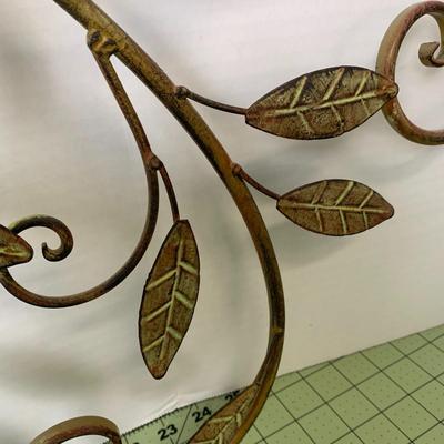 Iron Leaves Wall Decor