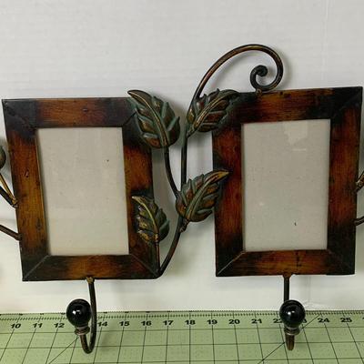 Wall Hanging Rack with Brown Frames