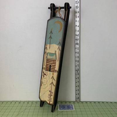 Wall Decor Winter Sled
