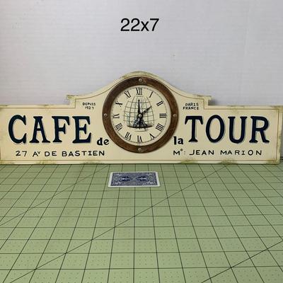 Decorative - Cafe Tour - Wall Clock