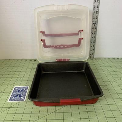 Baking Dish with Snap on Lid