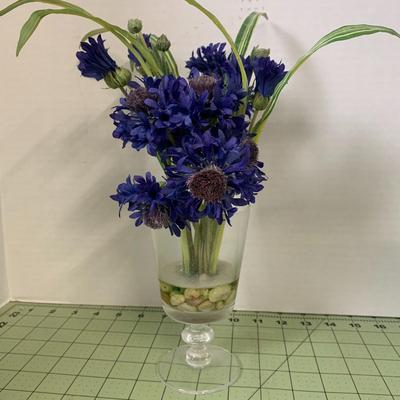 Cheese Tray and Artificial Flowers
