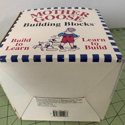 Vintage Mother Goose Building Blocks