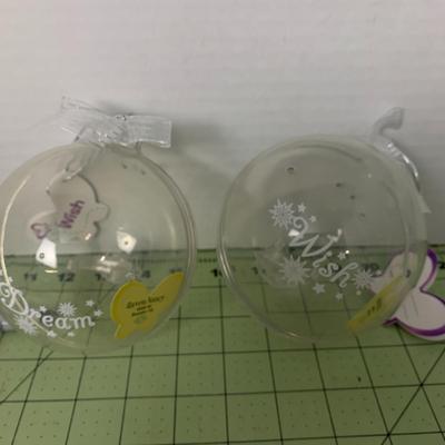 Fillable Clear Ornaments