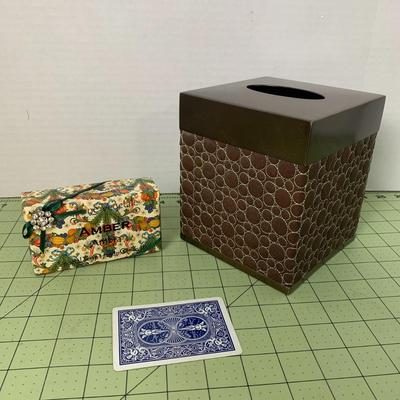 Tissue Box Cover and Handmade Soap