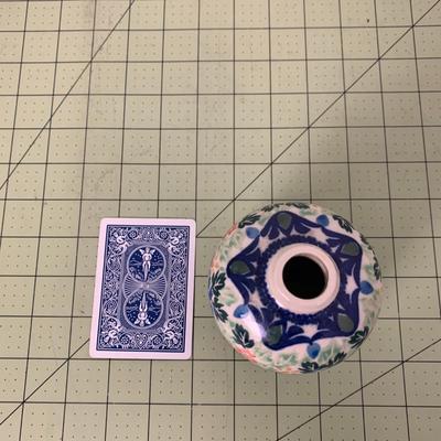 Polish Pottery Soap Dispenser