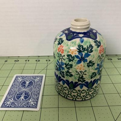 Polish Pottery Soap Dispenser