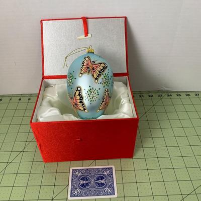 Hand Painted Glass Ornament