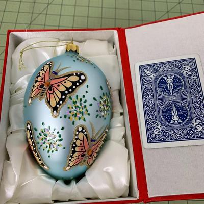 Hand Painted Glass Ornament