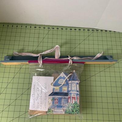 Wooden "Paper" Dolls - Christmas and Farm Set with Display Shelf
