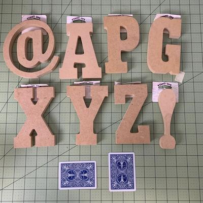 Wooden Letter Bundle