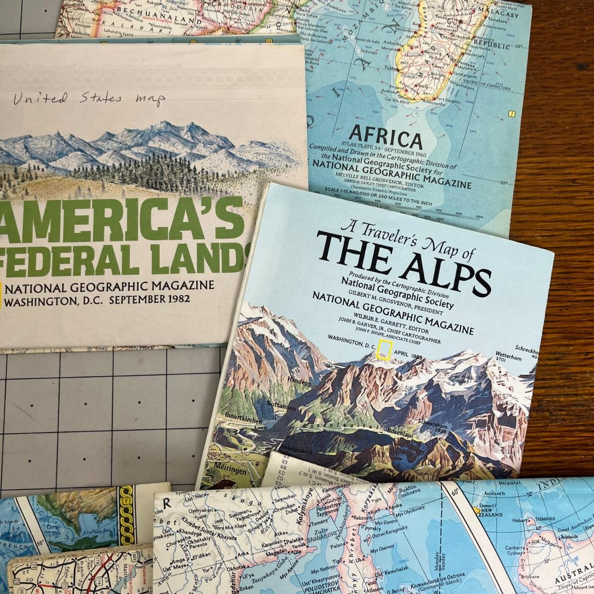 Interational Map National and International Map Bundle | EstateSales.org