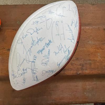 New England Patriots Signed Football (Curiously Deflated)