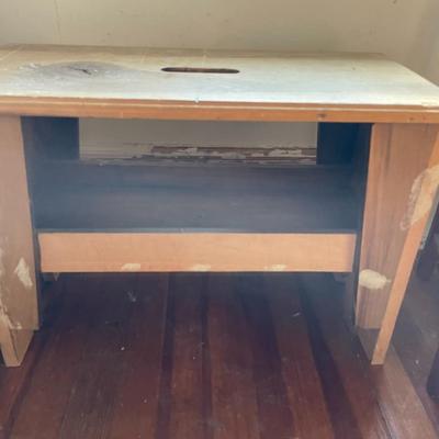 Bench and Kiddie Chair