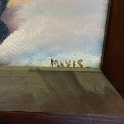 Original Oil Signed Mavis
