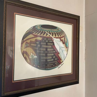 Framed Print Signed Bonnie Gibson