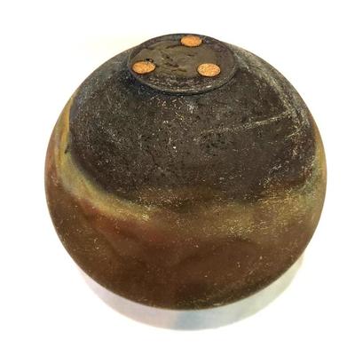 Lot #85  Vintage Raku Pottery Vessel - signed