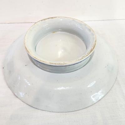 Lot #87  Vintage Asian Serving Compote with Chinese design
