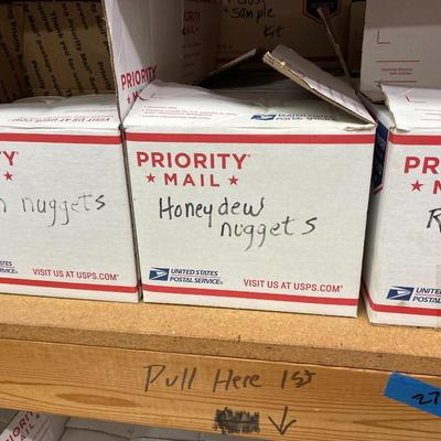 Shelf 26 Inventory Angelus Granules & Nuggets in Packets  and Jars (Hundreds of them)