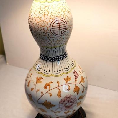 Lot #88  Table Lamp made from Antique Chinese Vase