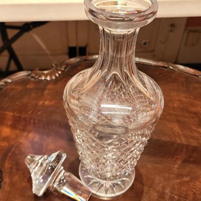 Lot #90  Vintage WATERFORD crystal Decanter  - "Templemore" pattern