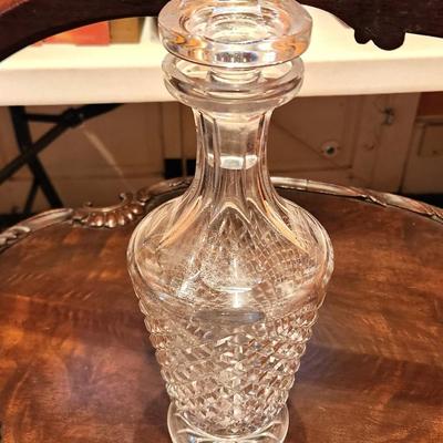 Lot #90  Vintage WATERFORD crystal Decanter  - "Templemore" pattern