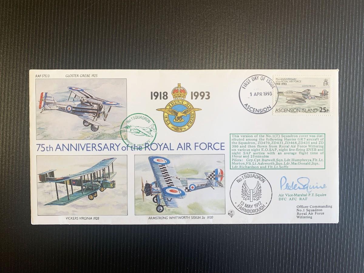 Peter Ted Squire signed first day cover | EstateSales.org