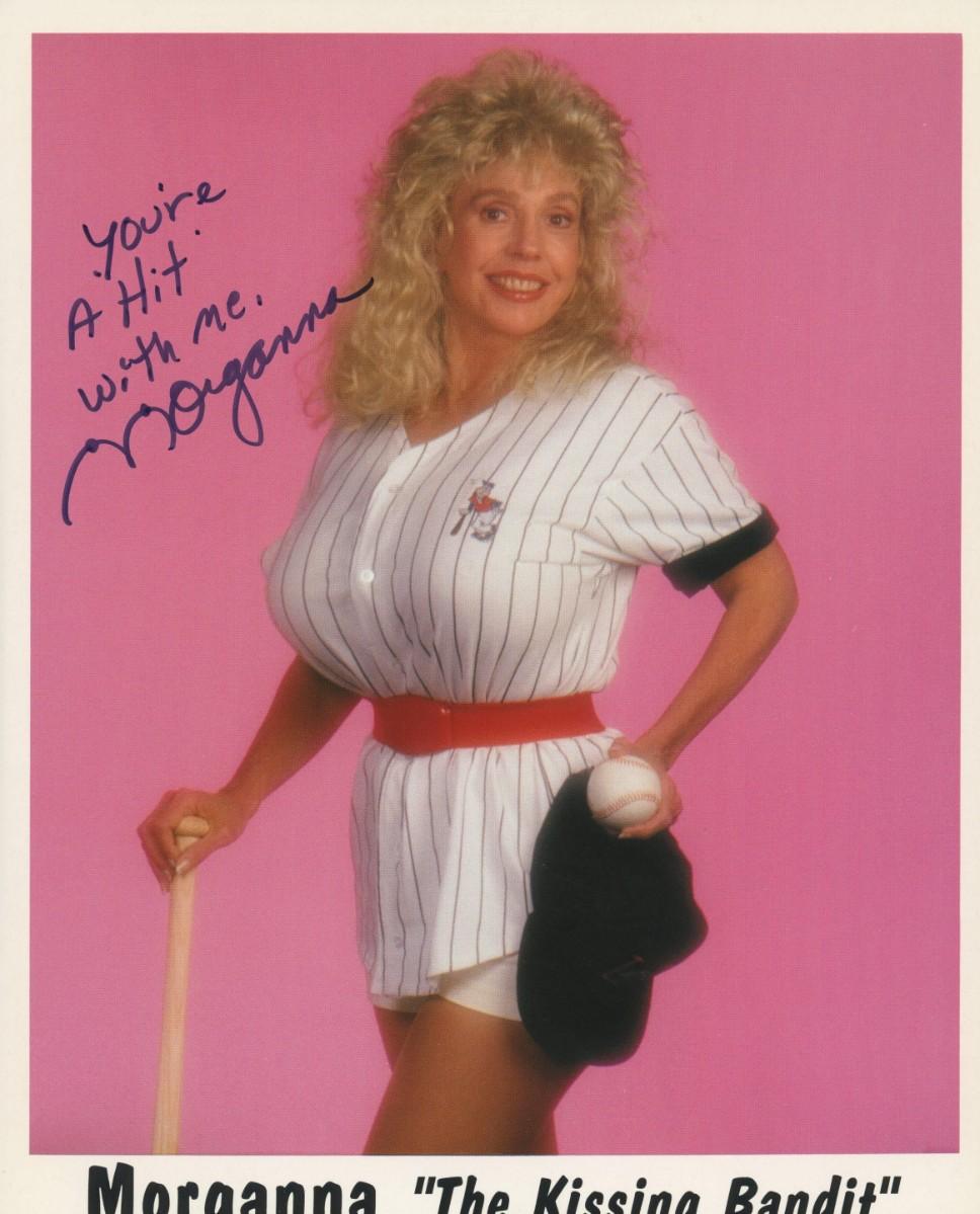 Morganna "The Kissing Bandit" signed photo | EstateSales.org