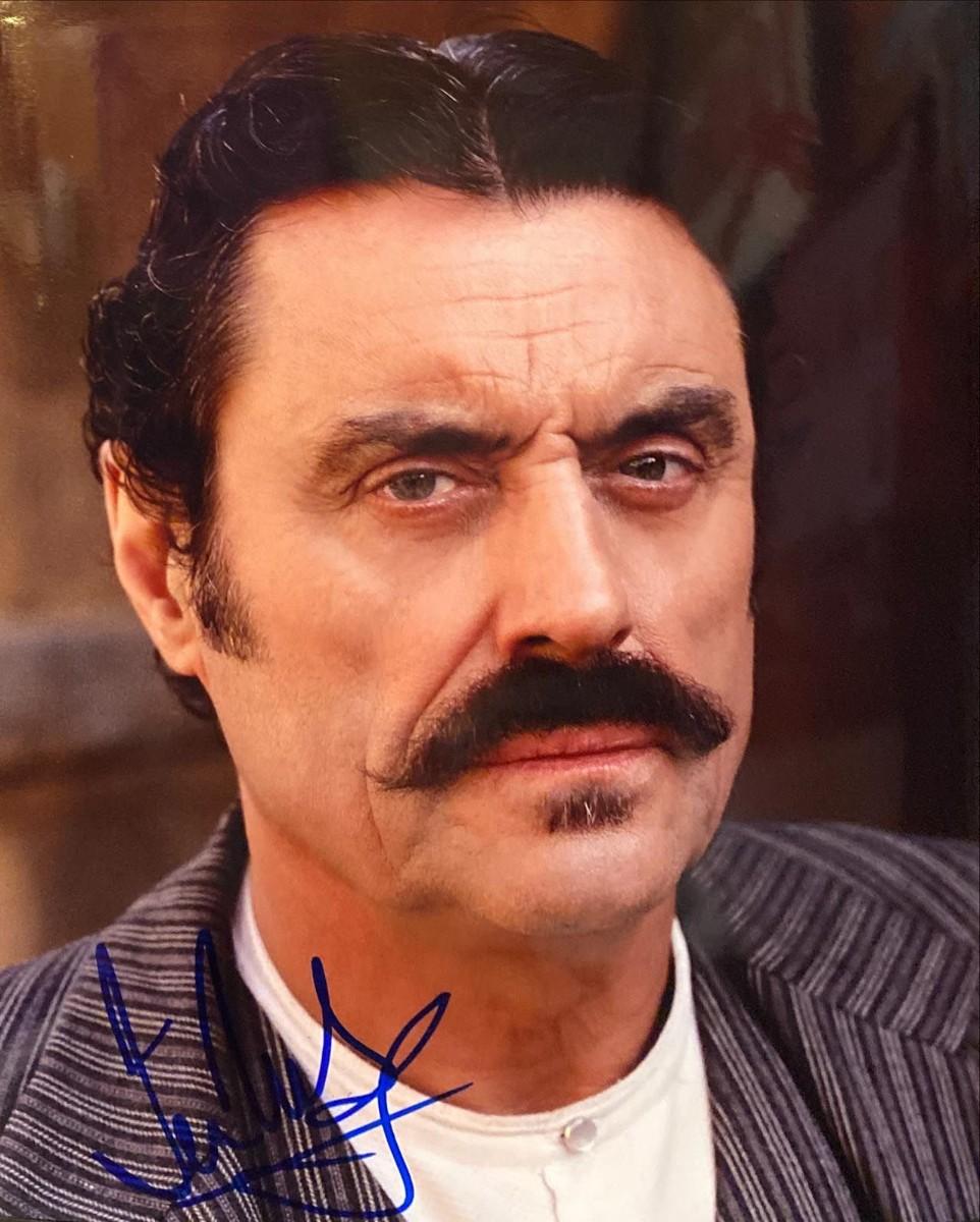Ian McShane Signed Photo