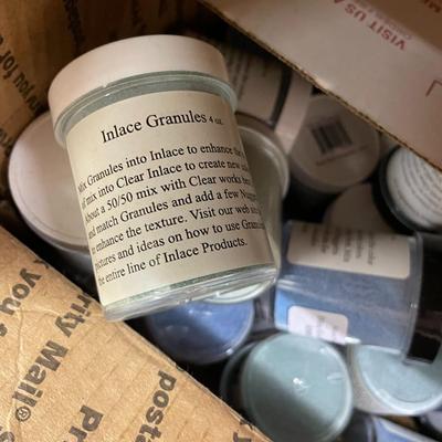 Shelf 28 Inventory Angelus Granules 140+ 4 oz Jars