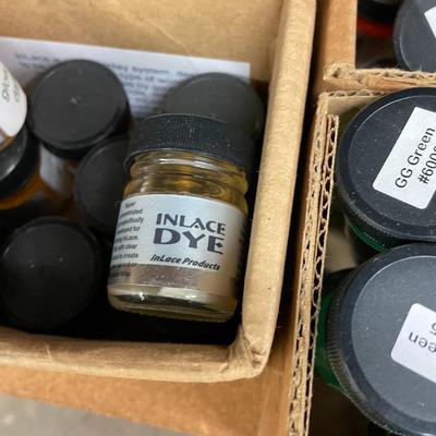 Shelf 30 Inventory Inlace Products Dyes 275+ One Ounce Jars