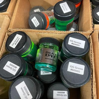Shelf 30 Inventory Inlace Products Dyes 275+ One Ounce Jars