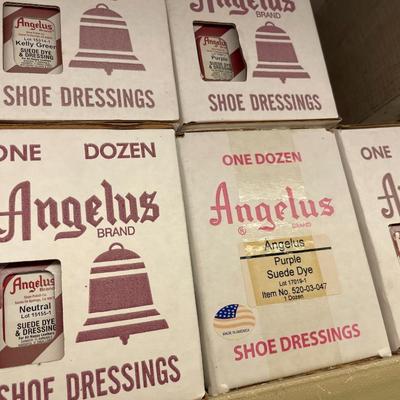 Shelf 34 Inventory Angelus Shoe Dressing Cases 96 Bottles